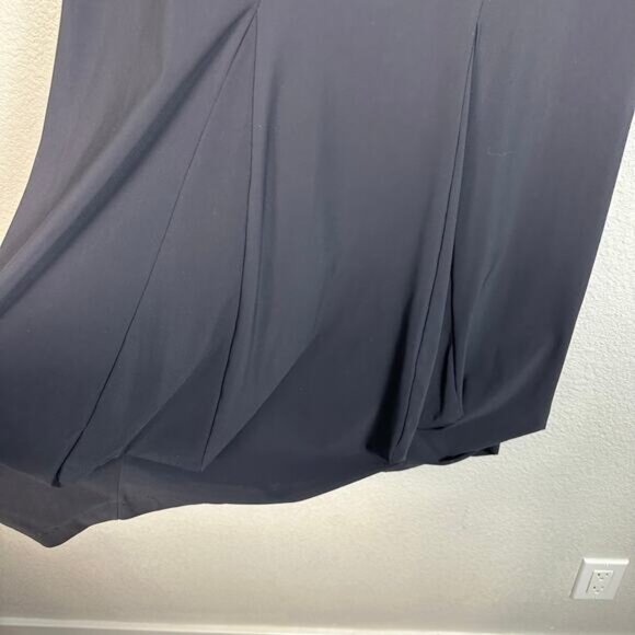 Porto Womens Artsy Minimalist Long Sleeve Tunic Dress in Black Size 2 / Medium - Picture 4 of 13